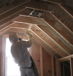 Roseville CA attic spray foam insulation